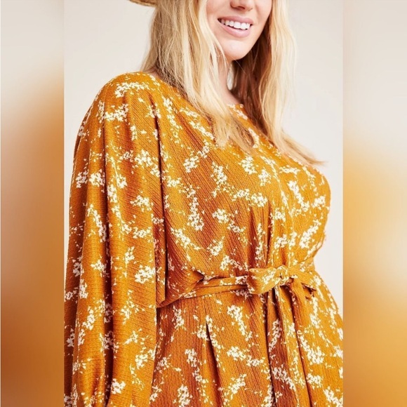 Anthropologie Amber Dolman Sleeve Blouse with Tie Waist - Picture 12 of 12